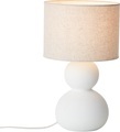 LeGer Home by Lena Gercke Tischleuchte »Malu«, E14, 1 St., 1 x E27, max. 40W, weiss/beige