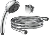 Schütte Brausegarnitur »VITAL«, Überkopfbrausset Duschsäule Brauseset, Duschkopf mit Schlauch und Halterung, Handbrause mit 8 Funktionen, Duschsystem ohne Armatur, Duschbrause Chrom