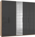 Fresh To Go Kleiderschrank »Level«, mit Glas- und Spiegeltüren