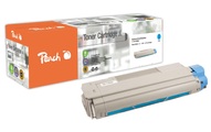 Peach Tonermodul cyan kompatibel zu OKI C5650, 43872307