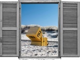 queence Wandtattoo »Strandkorb« (1 Stück)