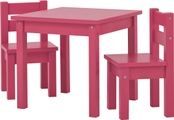 Hoppekids Kindersitzgruppe »MADS Kindersitzgruppe«, (Set, 5 tlg., 1 Tisch, 4 Stühle), in vielen Farben, mit vier Stühlen
