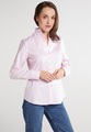 ETERNA LANGARM BLUSE MODERN CLASSIC JAQUARD ROSA STRUKTURIERT