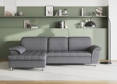 DOMO collection Ecksofa »Franzi«, wahlweise mit Bettfunktion, Bettkasten und Kopfteilverstellung, frei im Raum stellbar