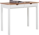 my home Schreibtisch »Gava«, aus massiven Kiefernholz, mit Griffmulden und praktische Stauraummöglichkeiten, in unterschiedlichen Farbvarianten, Breite 100 cm