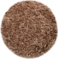 Paco Home Fellteppich »Playa 960«, rund, 60 mm Höhe, Kunstfell, Flokati-Optik, Hochflor, weich und flauschig, Uni-Farben, ideal im Wohnzimmer & Schlafzimmer