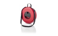 Wedo, Teleskophocker WEDO® SITTOGLOW®, 3-stufige LED-Funktion, 10-stufig höhenverstellbar, Trageriemen, bis 130 kg, IPX4, B 262 x H 70-420 mm, rot