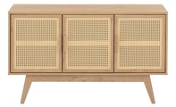 HOME AFFAIRE, Home affaire Sideboard »Bridget«, 2 verstellbare Einlegeböden, Beine aus Holz, Breite 128 cm, Höhe 75 cm