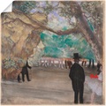 Artland, Artland Wandbild »Der Vorhang. Um 1880«, Tanz, (1 St.), in vielen Grössen & Produktarten - Alubild / Outdoorbild für den Aussenbereich, Leinwandbild, Poster, Wandaufkleber / Wandtattoo auch für Badezimmer geeignet