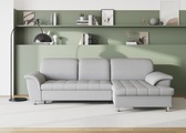 DOMO collection Ecksofa »Franzi«, wahlweise mit Bettfunktion, Bettkasten und Kopfteilverstellung, frei im Raum stellbar