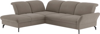 sit&more Ecksofa »Leandro L-Form«, Wahlweise mit Bett-, Kopfteil - und Armlehnfunktion, sowie Stauraum