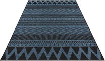NORTHRUGS Teppich »Sidon«, rechteckig, 4 mm Höhe, In-und Outdoor geeignet, Wohnzimmer, Balkon, Terrasse, Garten, Strapazierfähig und pflegeleicht, Flachgewebe