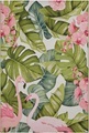 HANSE Home Outdoorteppich »Tropical Flamingo«, rechteckig, 3 mm Höhe, strapazierfähig, robust, pflegeleicht, fussbodenheizungsgeeignet