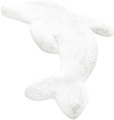calo-deluxe Kinderteppich »Kids-950«, Motivform, 36 mm Höhe, Kunstfell, Motiv Delphin