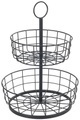 WENKO Etagere, (1 tlg.), pulverbeschichtetes Eisen, 2-stöckig