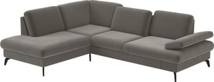 sit&more Ecksofa »Morris L-Form inkl. Sitztiefenverstellung«, wahlweise mit Bettfunktion, Bettkasten und Armteilverstellung