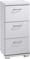 byLIVING Badkommode »Nebraska«, Breite 35 cm, Badezimmerschrank mit Metallgriffen, 3 praktische Schubladen, MDF-Fronten in Hochglanz-Optik