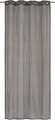 ELBERSDRUCKE Gardine »Nomadi«, Ösenschal Nomadi 07 grau 255x140 cm blickdicht