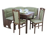 HOFMANN LIVING AND MORE Essgruppe »4tlg. Eckbankgruppe«, (Spar-Set, 4 tlg., 4tlg. Eckbankgruppe), Stühle montiert