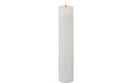Sirius - LED-Kerze Sille 5 cm x 25 cm, Weiss