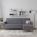 Dorel Home Ecksofa »Lilly«, mit Bett-Funktion, Recamiere beidseitig montierbar, Sitzhöhe 43 cm