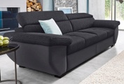 COTTA Polstergarnitur »Speedway«, (Set), Set: bestehend aus 2,5-Sitzer Sofa und Hocker, 2,5-Sitzer