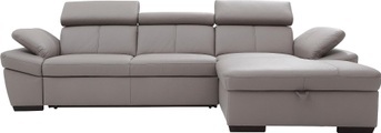 exxpo - sofa fashion Ecksofa, inklusive Kopfteil- und Armteilverstellung, wahlweise mit Bettfunktion