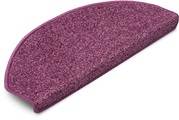 Hanse Home Exclusiv Stufenmatte »Liberty«, halbrund, 7 mm Höhe, Unifarben, Strapazierfähig, Flur, Wohnzimmer, Kräftige Farben, Kettelung, Pflegeleicht, Meliert, Treppe, Gekettelt, Set mit 15 Stufenn