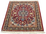 morgenland Wollteppich »Isfahan Teppich handgeknüpft rot«, rechteckig, 8 mm Höhe