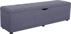 Places of Style Hockerbank »Checked«, mit Stauraum, Breite 120 cm und 160 cm, auch als Garderobenbank oder Bettbank geeignet