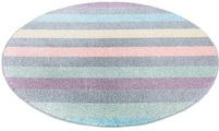 Carpet City Teppich »YOUNG955«, rund, 11 mm Höhe, Bunter Kinderteppich mit Streifen-Muster