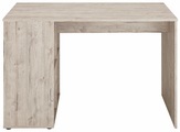FMD Schreibtisch mit Regal 117×73×75 cm Sandeiche