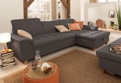 Home affaire Ecksofa »Lyla«, mit Recamiere, wahlweise mit Rückenfunktion und zusätzlich mit Bett + Bettkasten