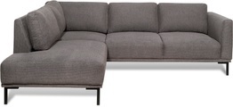 GOODproduct Ecksofa »Fillin«, Struktur hergestellt aus recycelten PET-Flaschen und im Leinen-Mix