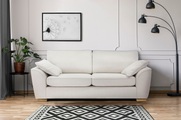 DELAVITA 3-Sitzer »Savoy«, gemütliches Sofa mit vielen Kissen, in 2 Bezugsqualitäten