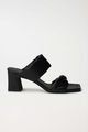Sandalen High Heel Leather Sandals Damen Schwarz 37