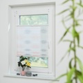 LIEDECO, Liedeco Plissee »Blume grau«, Lichtschutz, ohne Bohren, verspannt