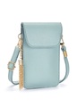 Lascana, LASCANA Umhängetasche, modische Minibag, Handytasche zum Umhängen mit praktischem Sichtfenster und abnehmbarer Tassel