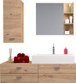 trendteam Badezimmer-Set »Geo«, (4 St.), inklusive Mineralguss-Aufsatzwaschbecken