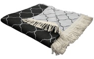 Adam Elements - ADAM - Tagesdecke Indian Cortezada, 145 x 200 cm, Schwarz / Weiss
