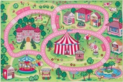 Andiamo Kinderteppich »Sweet Street«, rechteckig, Strassen-Spiel-Teppich, weiche Spielunterlage, rutschhemmend