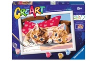 Ravensburger Malen nach Zahlen CreArt: Two Cuddly Cats
