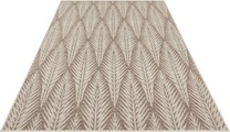NORTHRUGS Teppich »Pella«, rechteckig, 4 mm Höhe, In-und Outdoor geeignet, Wohnzimmer, Balkon, Terrasse, Garten, Strapazierfähig und pflegeleicht, Flachgewebe