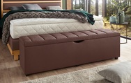 Places of Style Hockerbank »Checked«, mit Stauraum, Breite 120 cm und 160 cm, auch als Garderobenbank oder Bettbank geeignet
