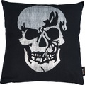 done.® Dekokissen »Stone Skull«, (1 St.), mit Totenkopf-Applikation