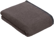 bugatti Badetuch »Prato«, (1 St., Badetuch 67 x 140 cm), Uni Farben, mit melierter Optik im Saum