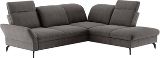 sit&more Ecksofa »Leandro L-Form«, Wahlweise mit Bett-, Kopfteil - und Armlehnfunktion, sowie Stauraum