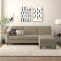Dorel Home Ecksofa »Presley«, Ecksofa mit Bett-Funktion und Stauraum, verstellbare Rückenlehne