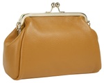 Cluty Abendtasche, (1 tlg.), echt Leder, Made in Italy