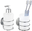 WENKO Badaccessoires-Sets »Turbo-Loc®«, (Set, 2 tlg.)